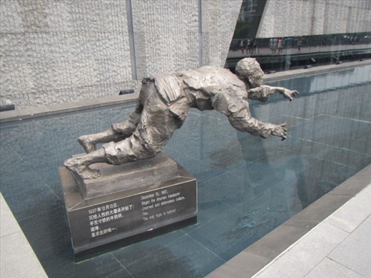 Statue walk outside the museum