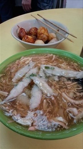 Yummy street fare - with the fake shark fins
