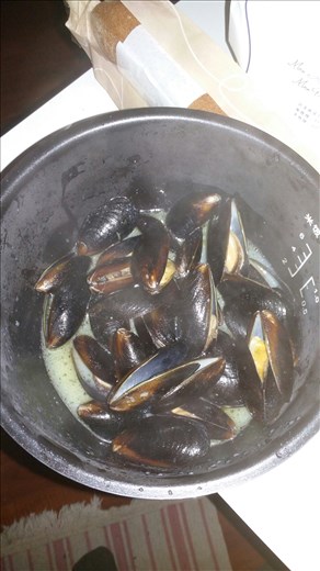 Finally - mussels - on Boxing Day!