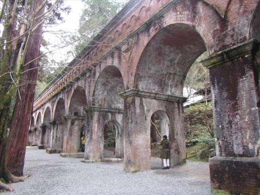 Very European looking aqueduct - Kyoto