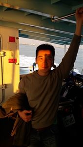 On the boat - our intrepid driver, Ken: by zioned, Views[191]