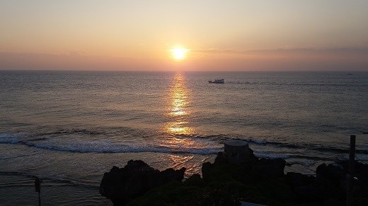 Sunset from our B and B - Ahh!!!