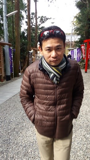 Ryo at the make a wish shrine