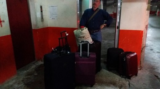 Daniel and Peggy all packed