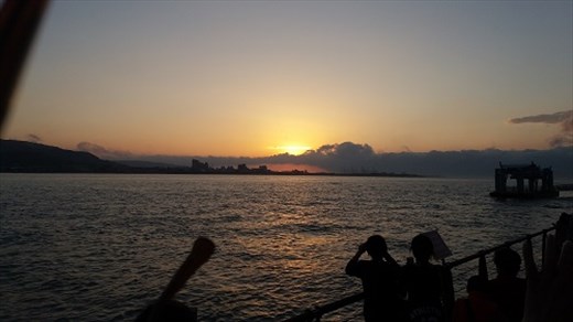 Sunset at night market