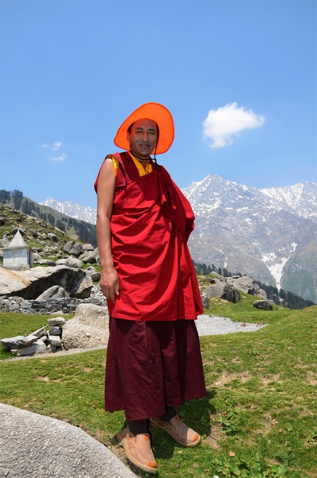 A Monk among the clouds