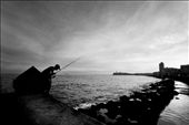 Early morning fishing in Malecon,Havana: by zoltanbalogh, Views[423]