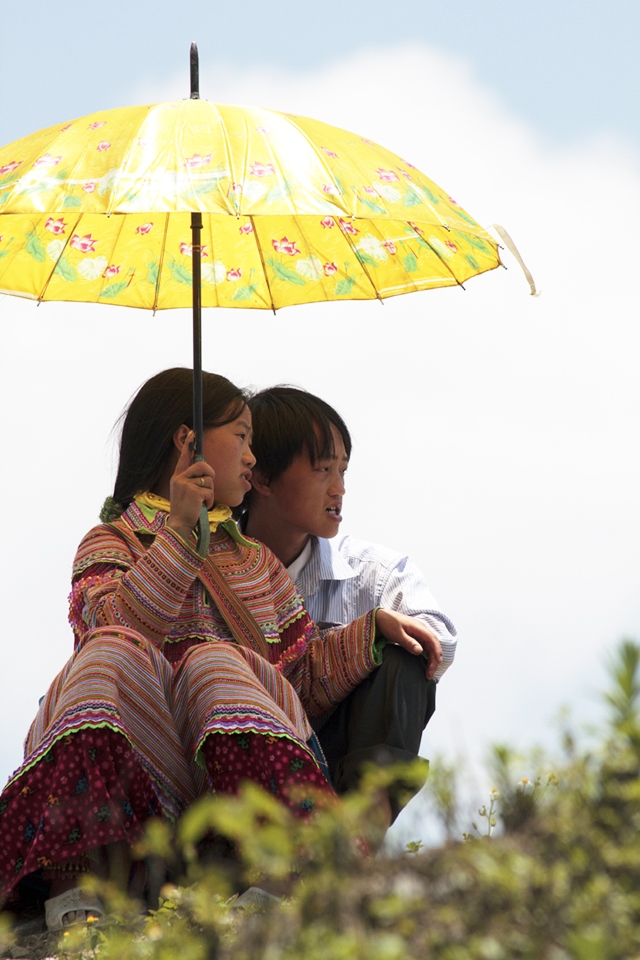They found Love, at this place but long time ago. The Hill tribes of northern Vietnam meet at the colorful weekly market not only for buying and selling, also for searching love.