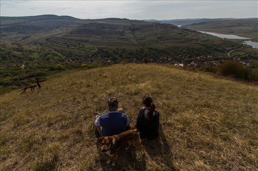 Relaxing moments on the top the hill after a long hike, overlooking the village. Uncle Istvan, man of agriculture and man of nature, knowing every single bits and pieces of the hills, forests and valleys that surround his village, Chiocis-Strugoni, led us to the top of one of the highest hills surrounding the village. This was one of those moments when you feel so happy because your mind and your soul gets void, as you simply enjoy the present. Being present.