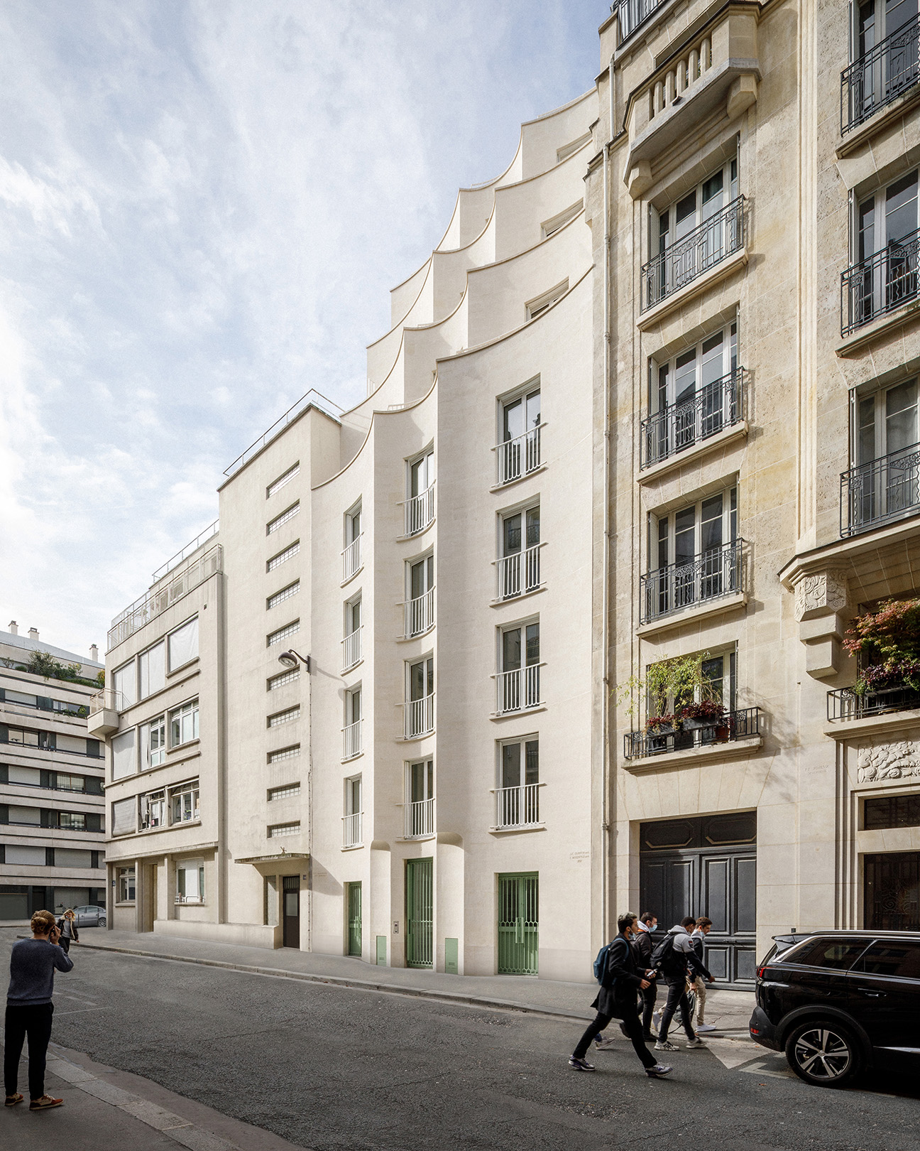 Parisian Elegance – Rue Jean-Bart by Jean-Christophe Quinton
