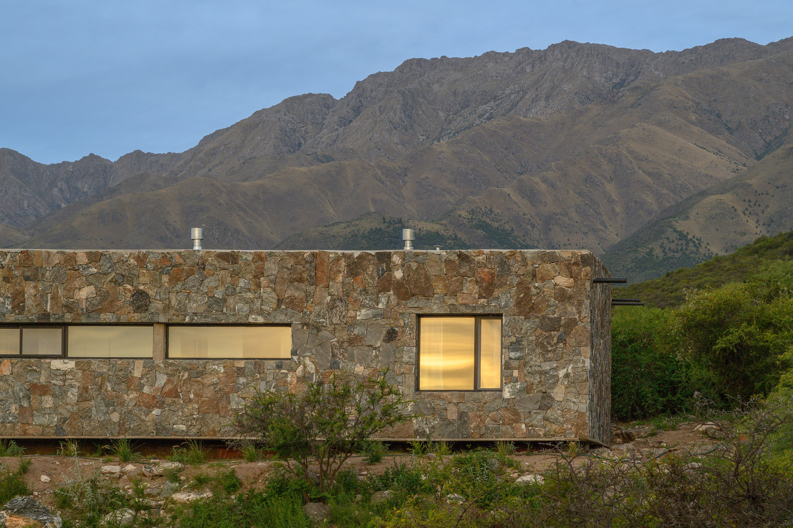 Gravity Held in Stone – Suspended Stone Houses by Paul Dragicevic