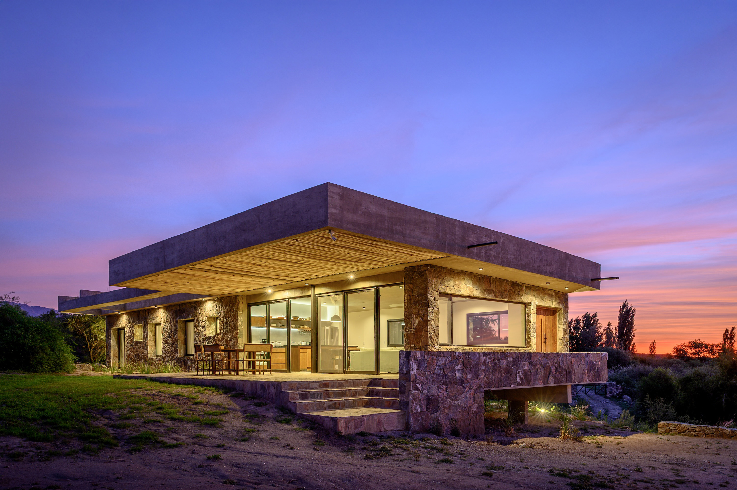 Gravity Held in Stone – Suspended Stone Houses by Paul Dragicevic