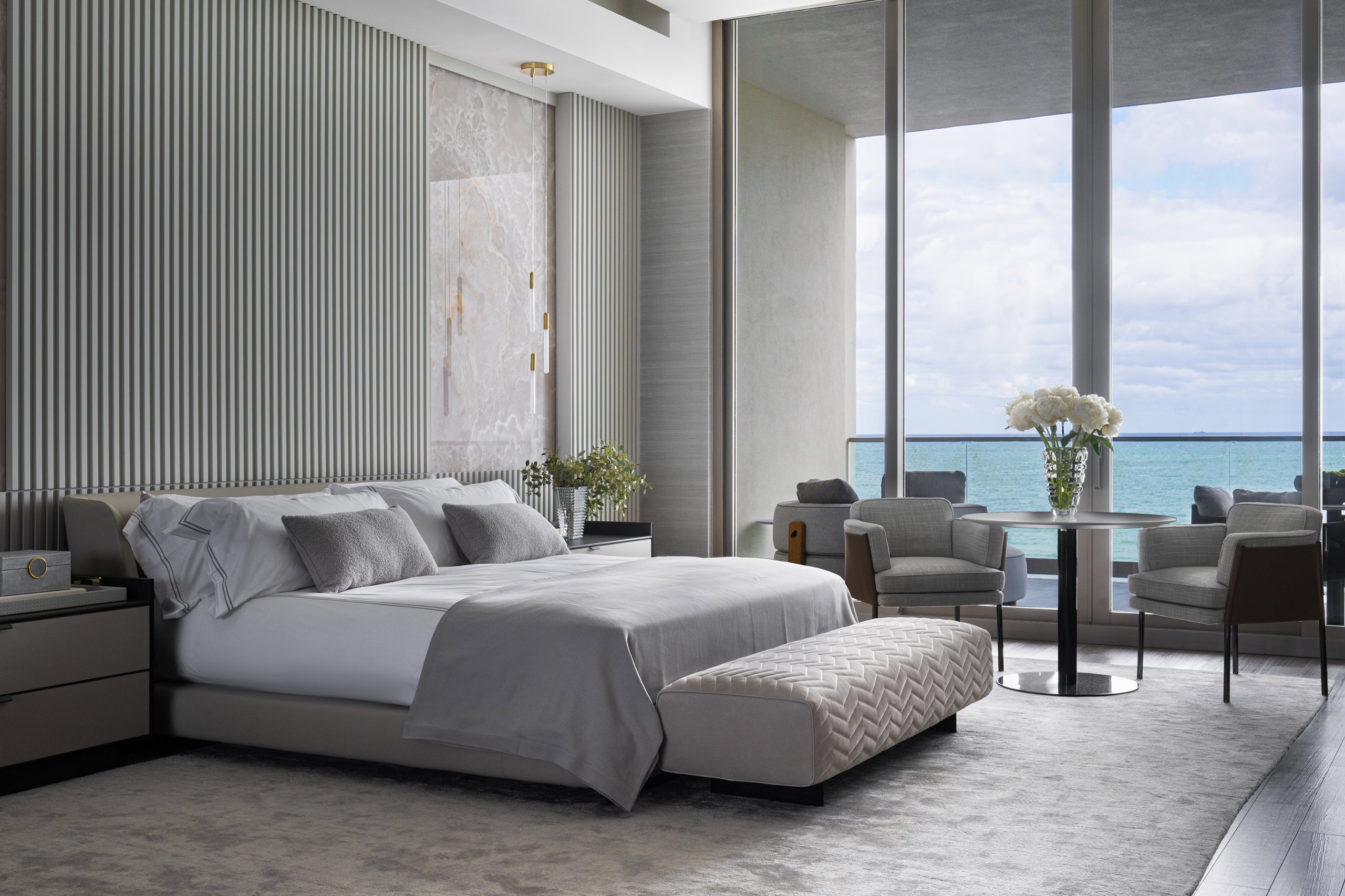 Oceanfront Serenity – The Estates at Acqualina Residence by FL Interiors Design Studio