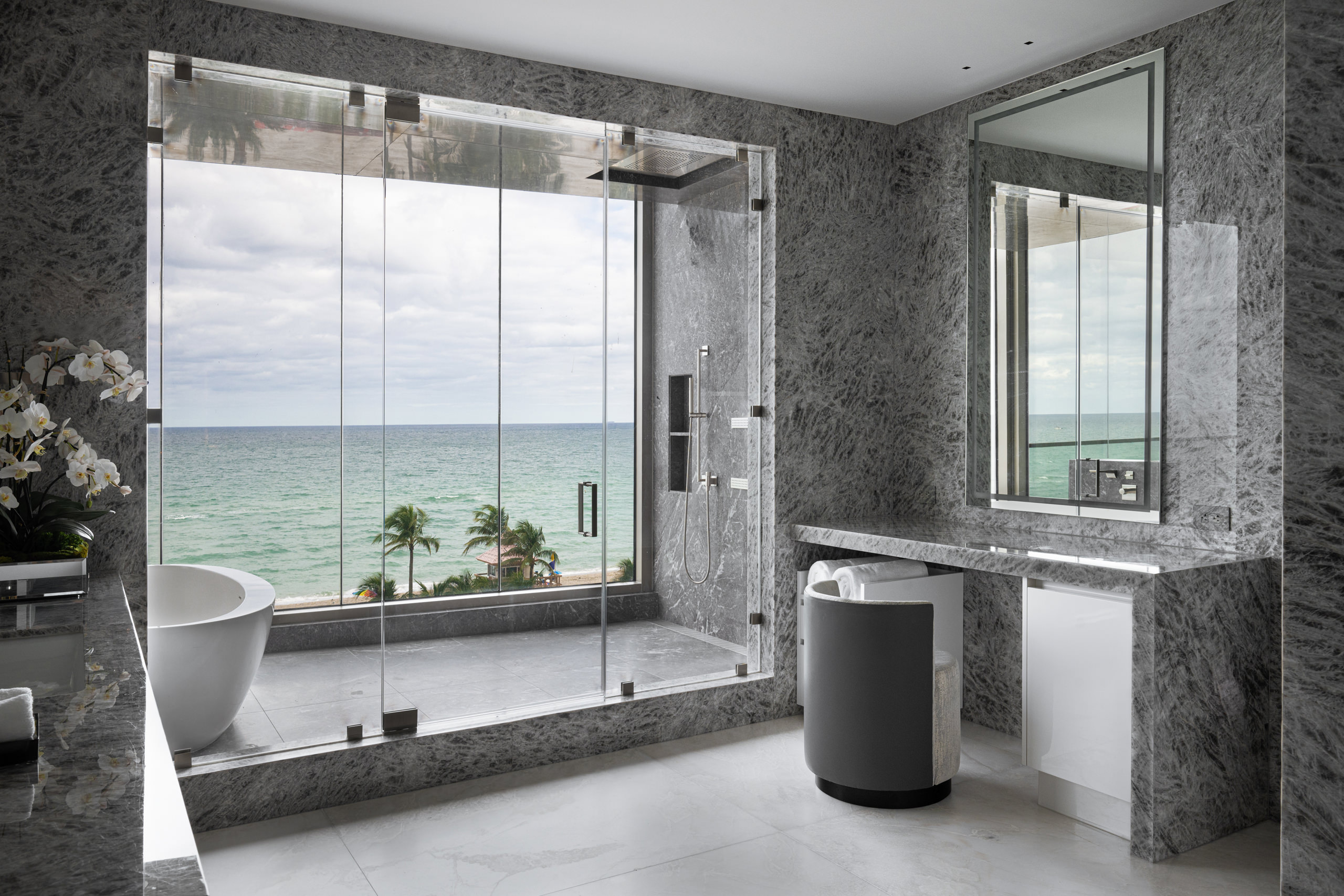 Oceanfront Serenity – The Estates at Acqualina Residence by FL Interiors Design Studio