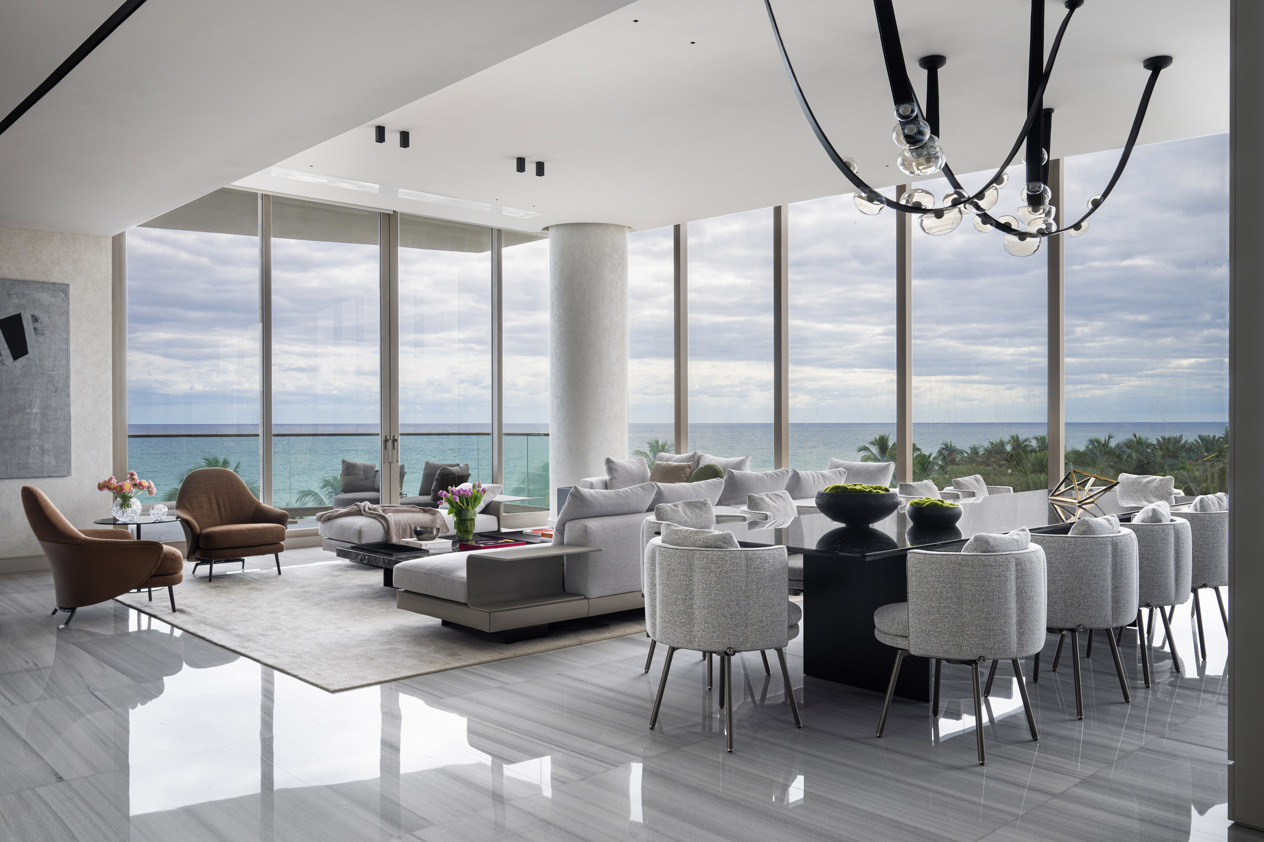 Oceanfront Serenity – The Estates at Acqualina Residence by FL Interiors Design Studio