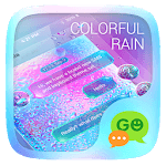 (FREE) GO SMS COLORFUL RAIN THEME for PC