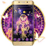 Neon Butterfly Dream Catcher Theme for PC