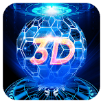 3D Hologram Tech Theme for PC
