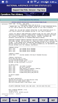 National Airspace Sys. Stat LT screenshot 1