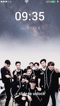 K-POP Exo Lock Screen for PC screenshot 1