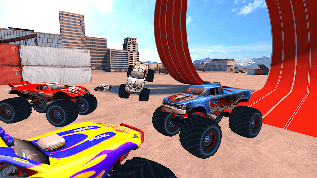 Monster Truck Police Chase in City Stunt Ramps for PC screenshot 1