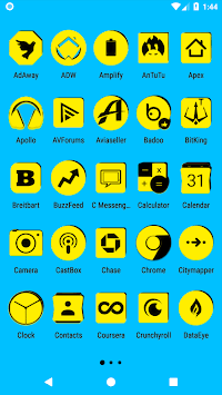 Yellow and Black Icon Pack v4.6 Free for PC screenshot 2