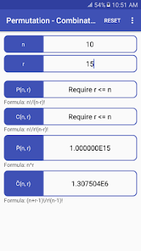 Permutation - Combination Calculator for PC screenshot 3