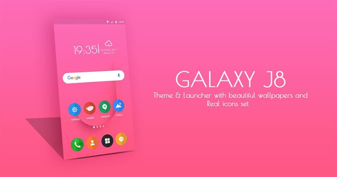 Samsung Galaxy J8 theme and launcher for PC screenshot 1