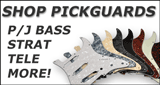 Pickguards for Strat, Tele, Gibson and more!