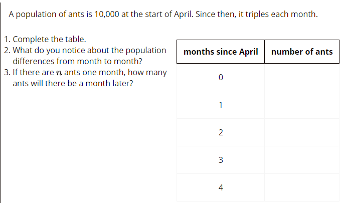 Illustrative Math - Algebra 1 - Unit 5 -Lesson 2 ...