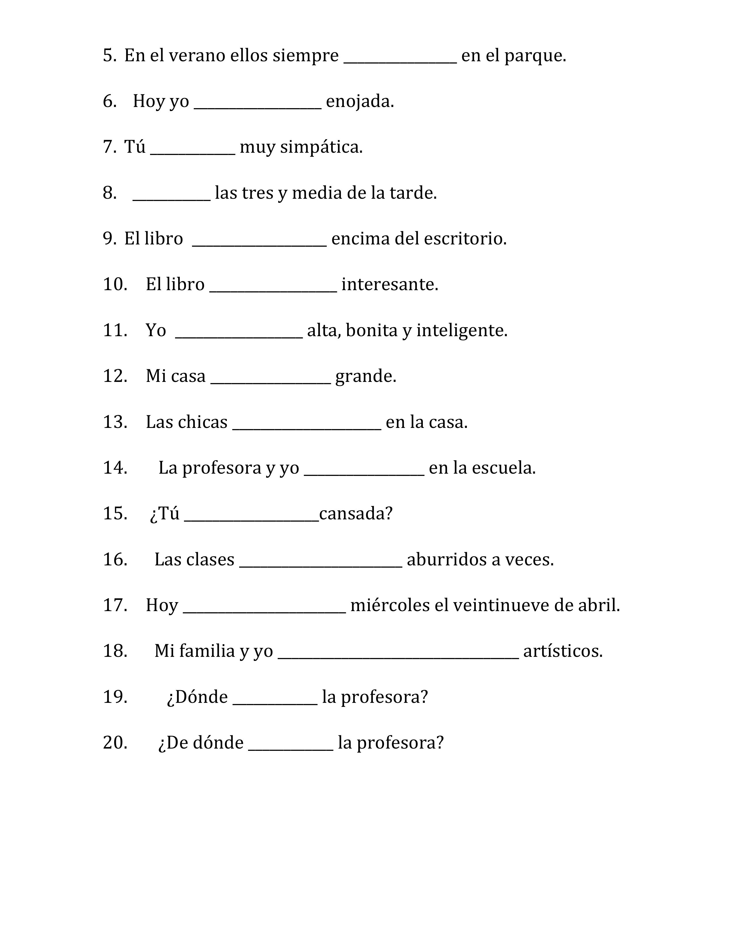 2 LP Ser Vs Estar Practice Amanda Rieder Library Formative