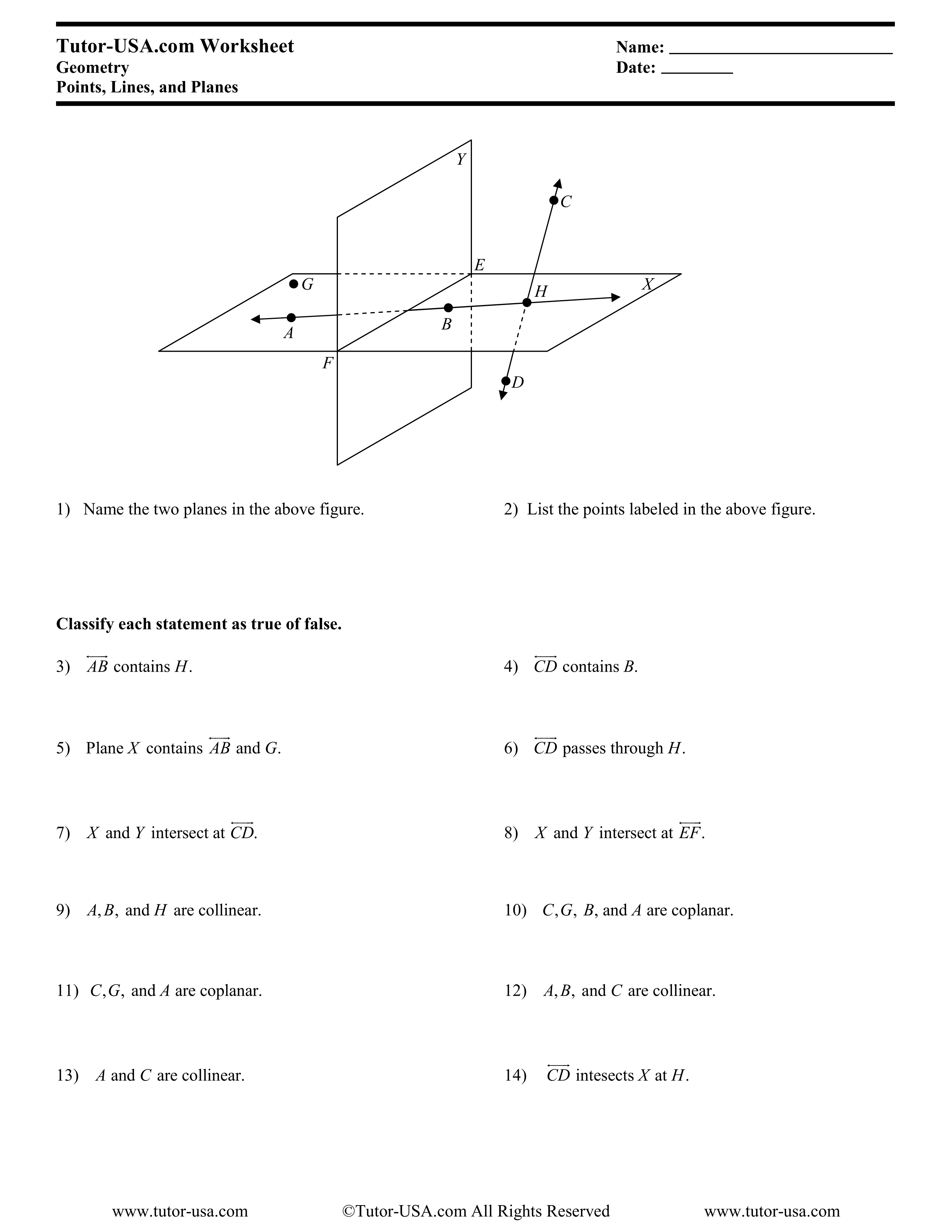Geometry Unit 1 Vocab Review Danna Drew Library Formative