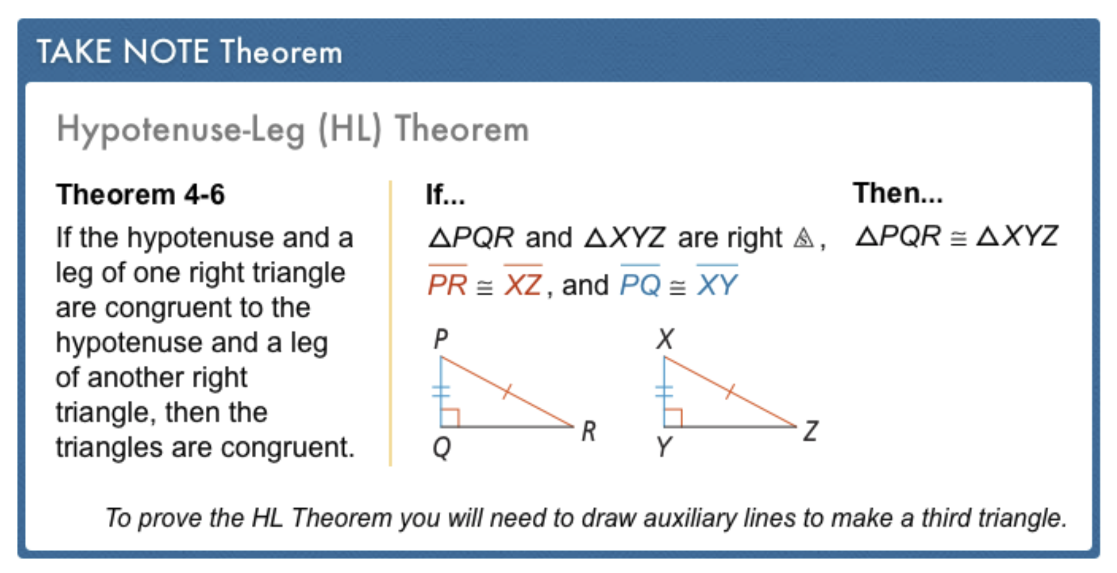 Geometry 46 Guided Practice Congruence in Right Triangles Matthew