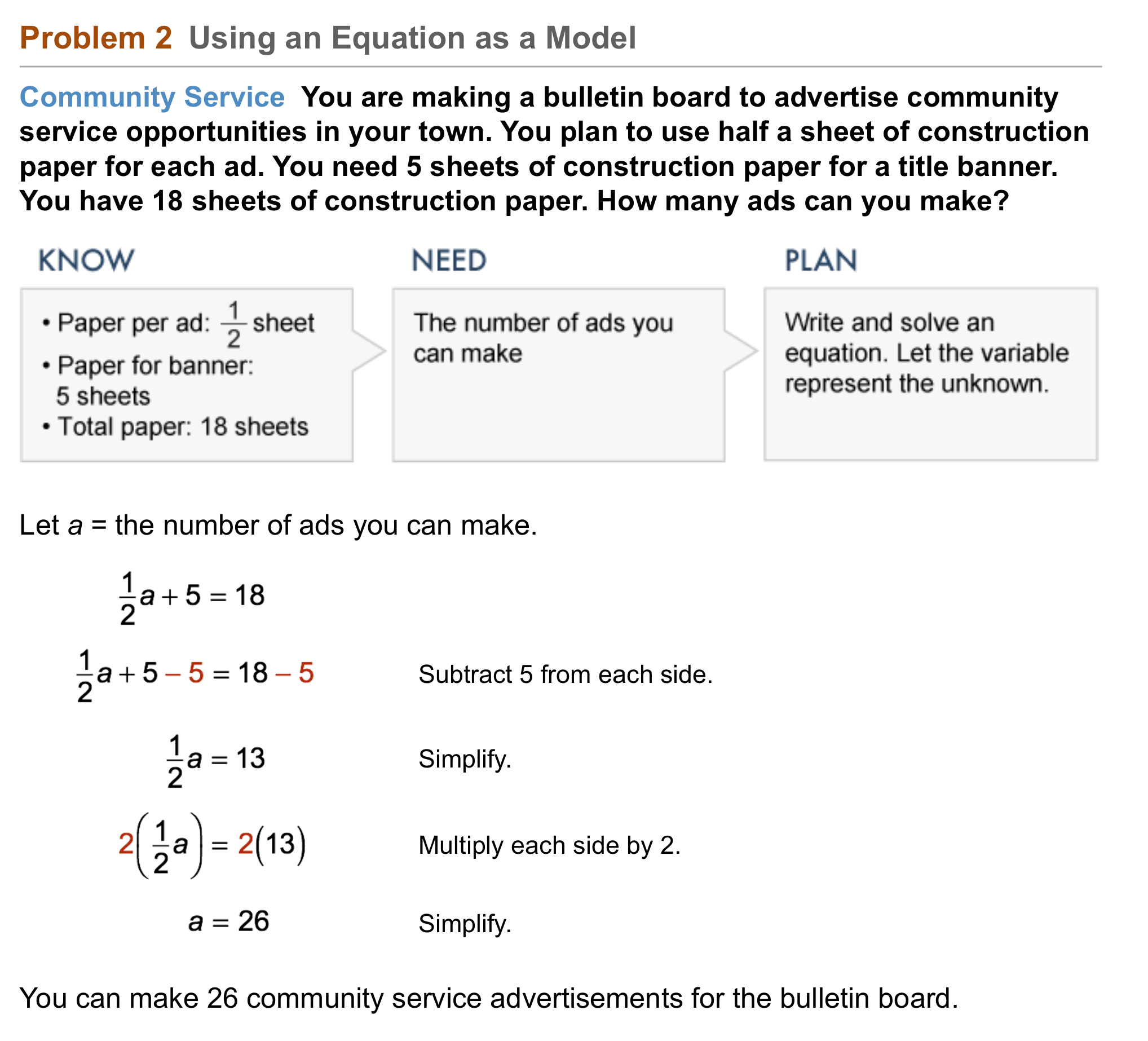 My homework lesson 4 order numbers picture