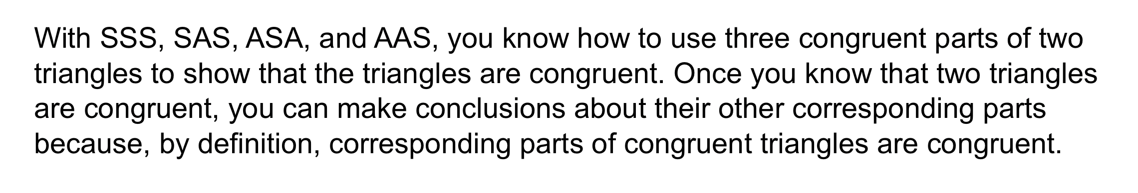 Geometry 4-4 Guided Practice: Using Corresponding Parts of Congruent