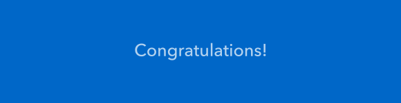 Congratulations