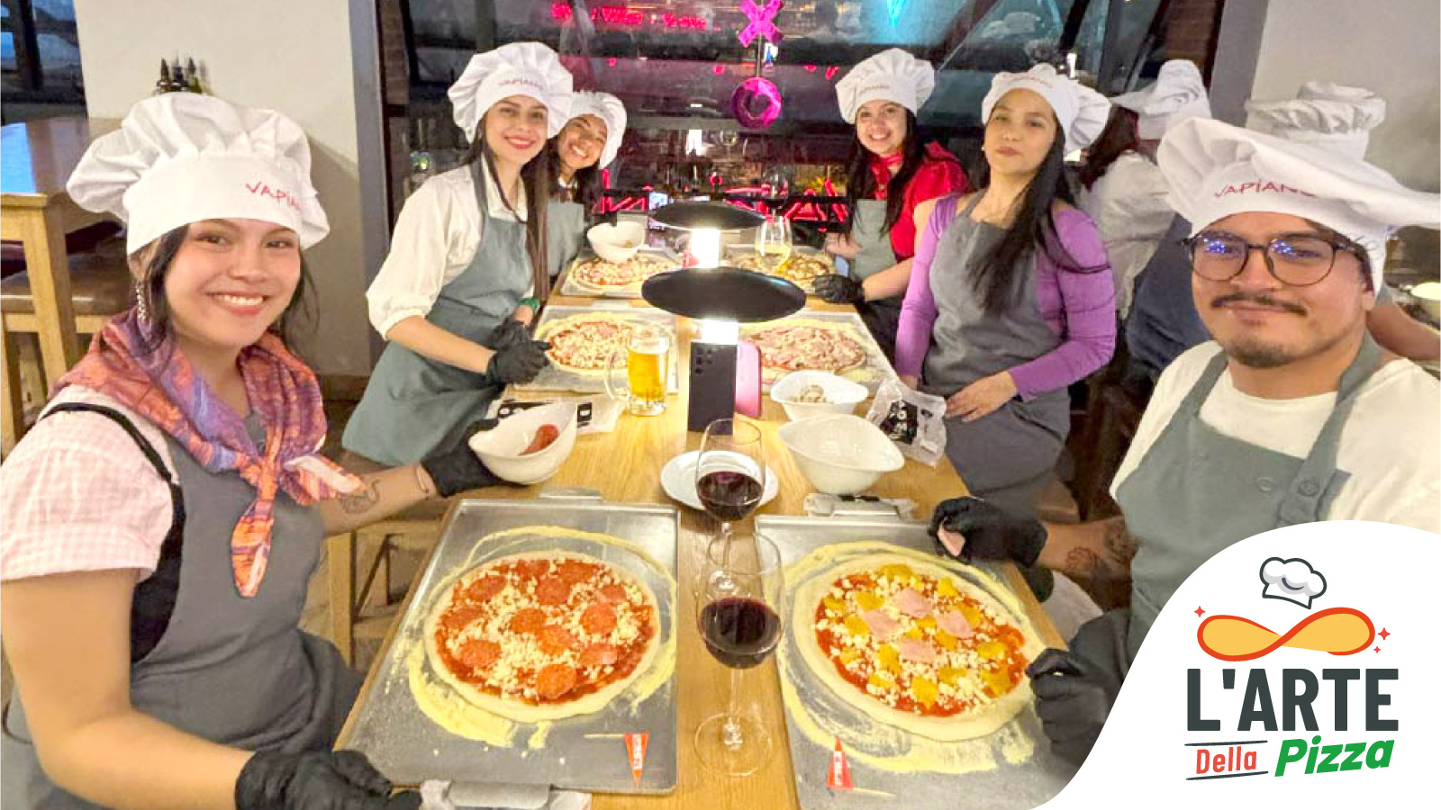 L'Arte Della Pizza  11 de Enero (Adultos) -Vapiano Colombia