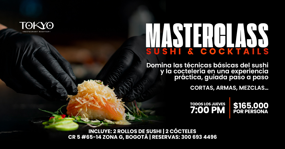 MASTERCLASS SUSHI & CÓCTELES