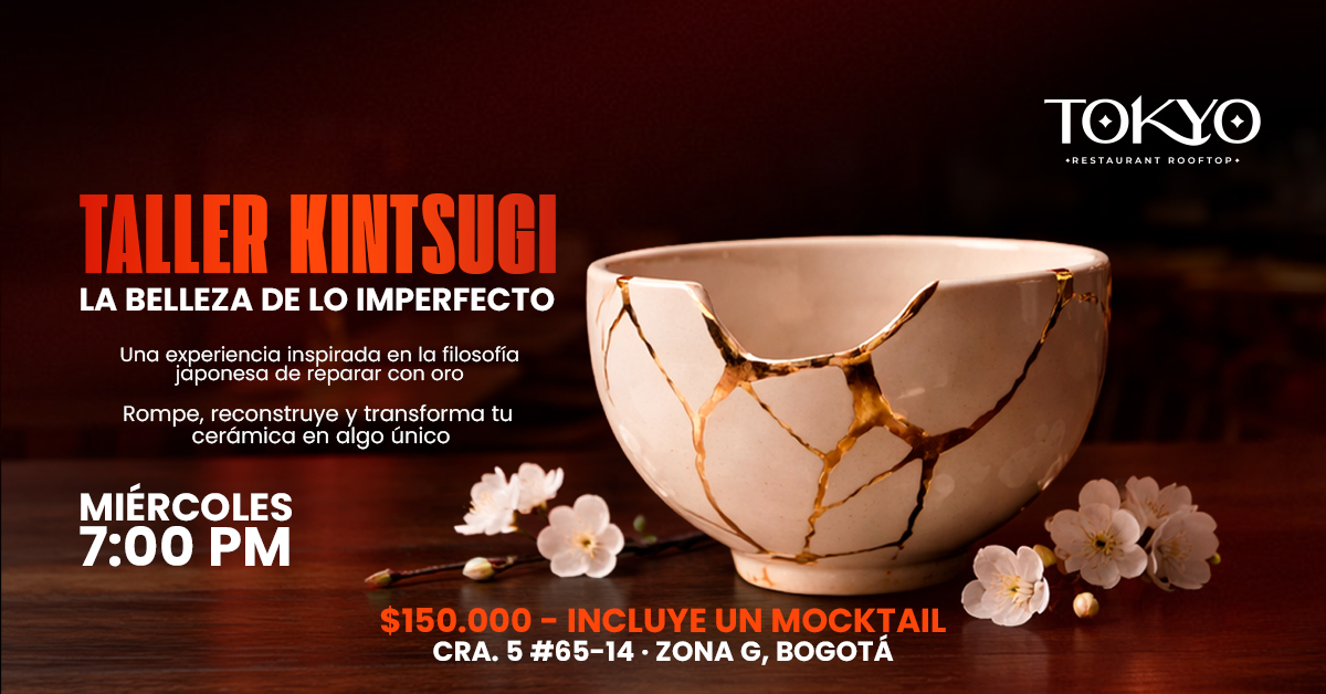 Taller de Kintsugi en Tokyo Rooftop | La belleza de lo imperfecto