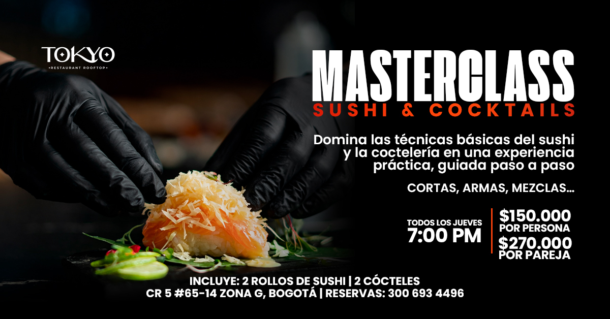 MASTERCLASS SUSHI & CÓCTELES