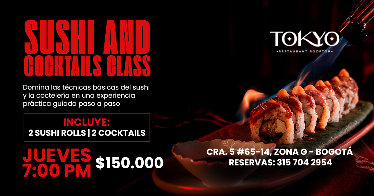 MASTERCLASS SUSHI & CÓCTELES