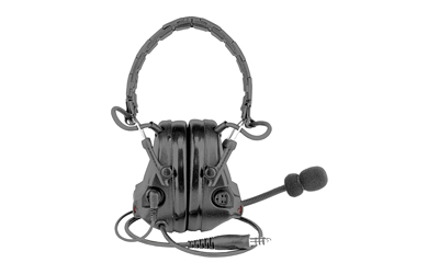 3M/Peltor ComTac V, Electronic Earmuff, Headband, Foldable, Single Lead, Standard Dynamic Mic, NATO Wiring, Black Color MT20H682FB-47 SV