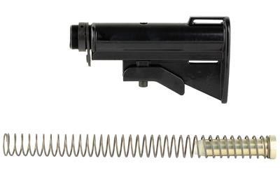 ACE Essential Retro Stock, 2 Position, Aluminum, Anodized Finish, Black, Includes Buffer Tube, Endplate , Castle Nut, Buffer and Spring A127