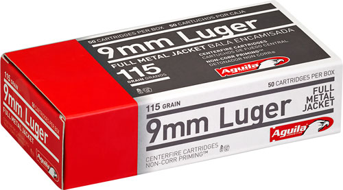 AGUILA 9MM LUGER 115GR FMJ-RN 50RD 20BX/CS