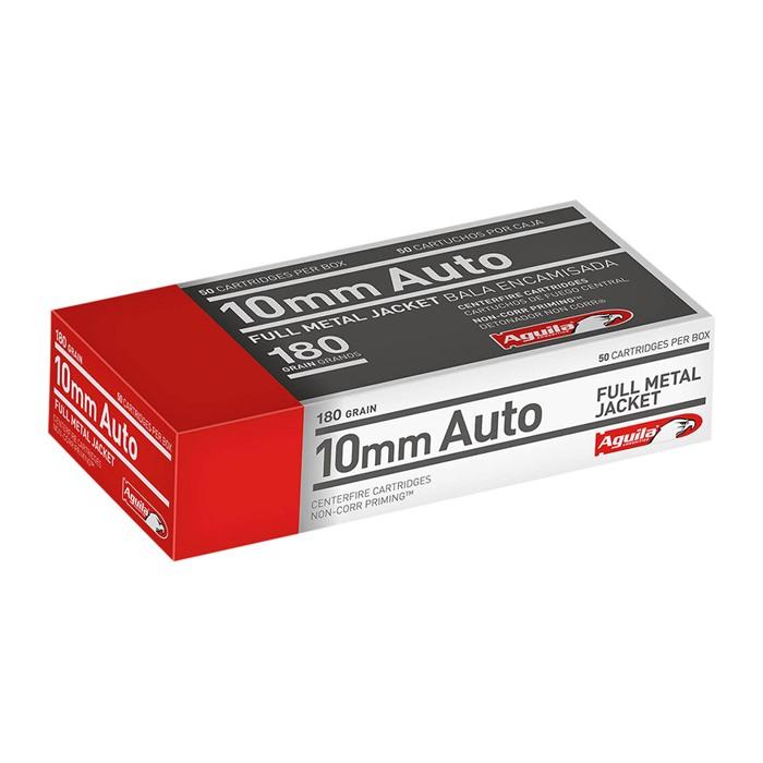 Aguila 1E102110 Target & Range Handgun 10mm Auto 180 gr Full Meta