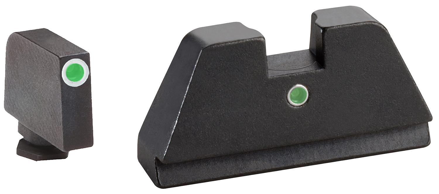 AmeriGlo GL191 Optic Compatible Sight Set for Glock  Black | XL T