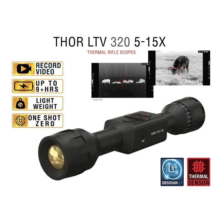 THOR LTV 5-15X THERMAL RIFLE SCOPE