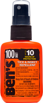 ARB BEN'S 100 INSECT REPELLENT 100% DEET 1.25OZ PUMP (CARDED)