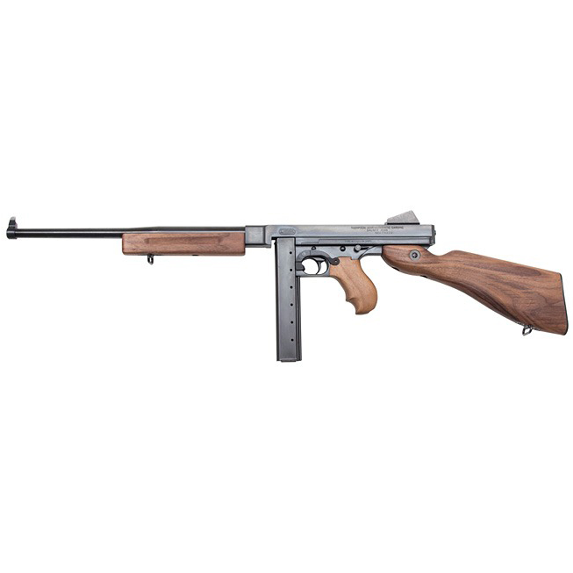 Auto Ordnance M1, Semi-automatic Rifle, 45ACP, 16.5 Barrel, Blued Finish, Black, Walnut Stock and Foregrip, Blade Front and Fixed Sights, 30 Rounds, 1 Magazine TM1