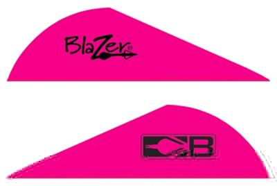 BOHNING BLAZER VANES 2 SOLID HOT PINK 36PK
